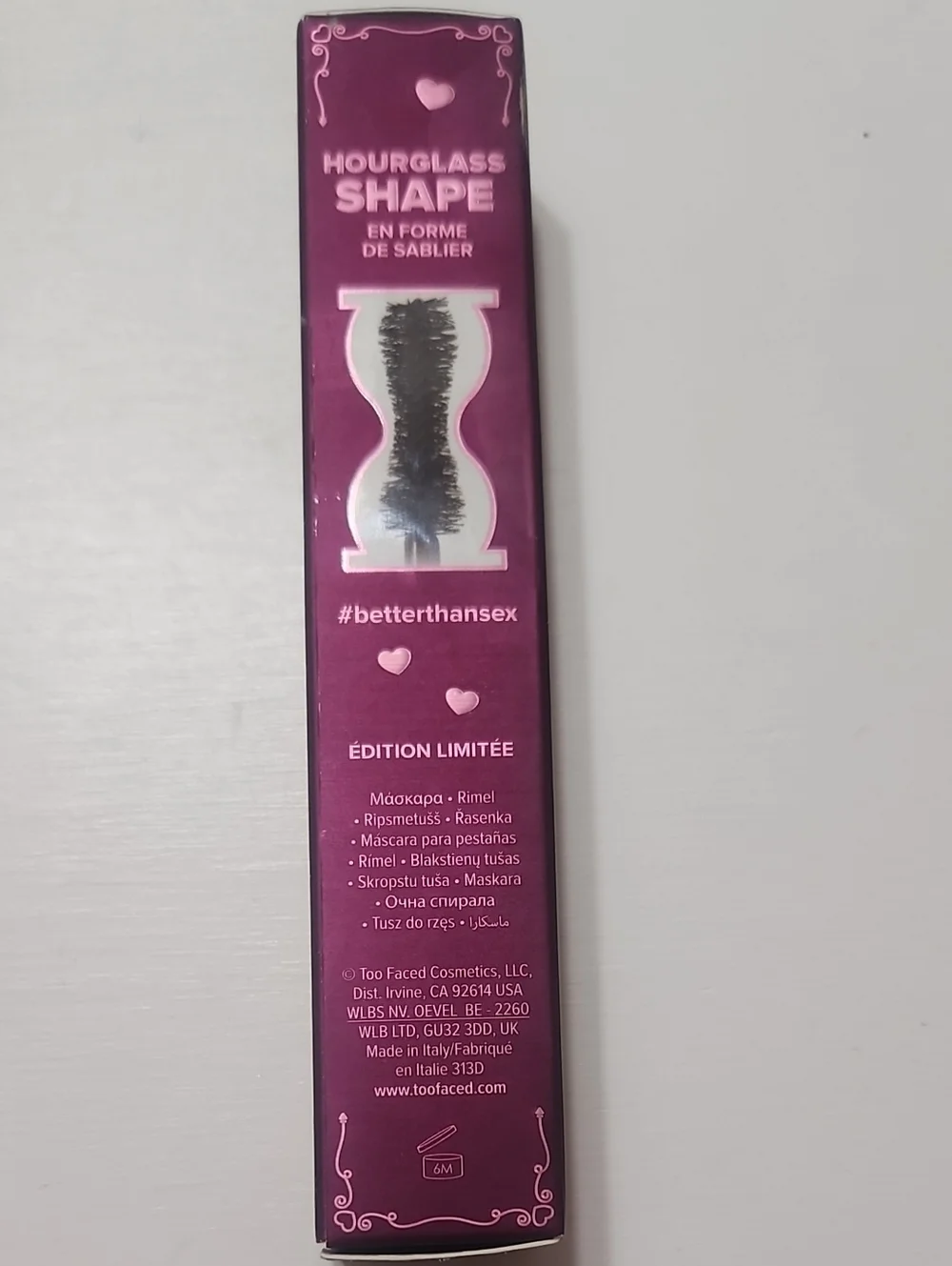 TOO FACED Better Than Sex Burgundy Mascara